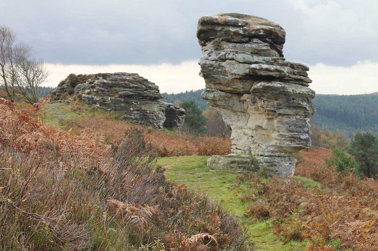 Rocks, Moorland, North Yorkshire image.